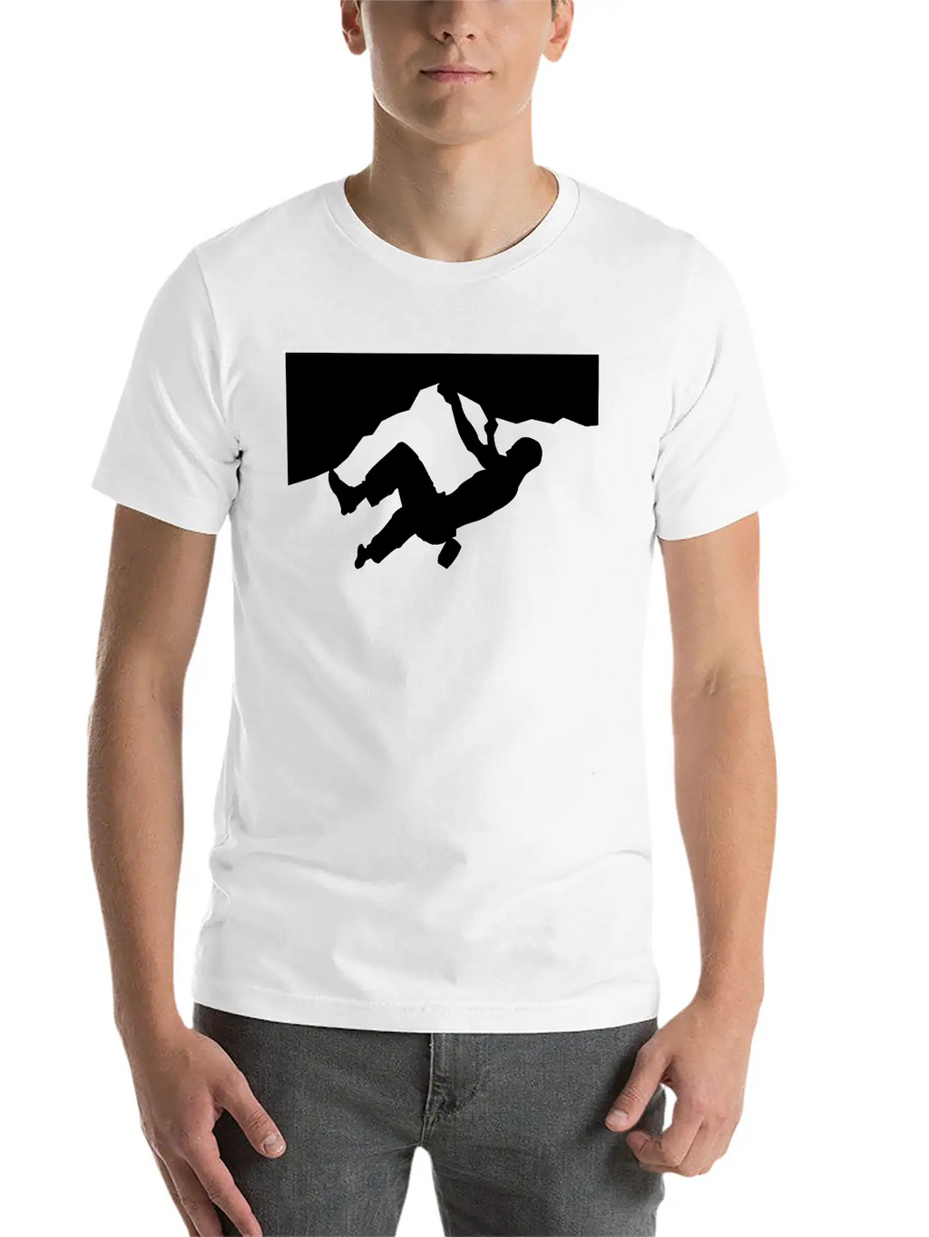 Rock Climbing Silhoeutte Timeless Short Sleeve Tee – Comfy And Minimalist Design