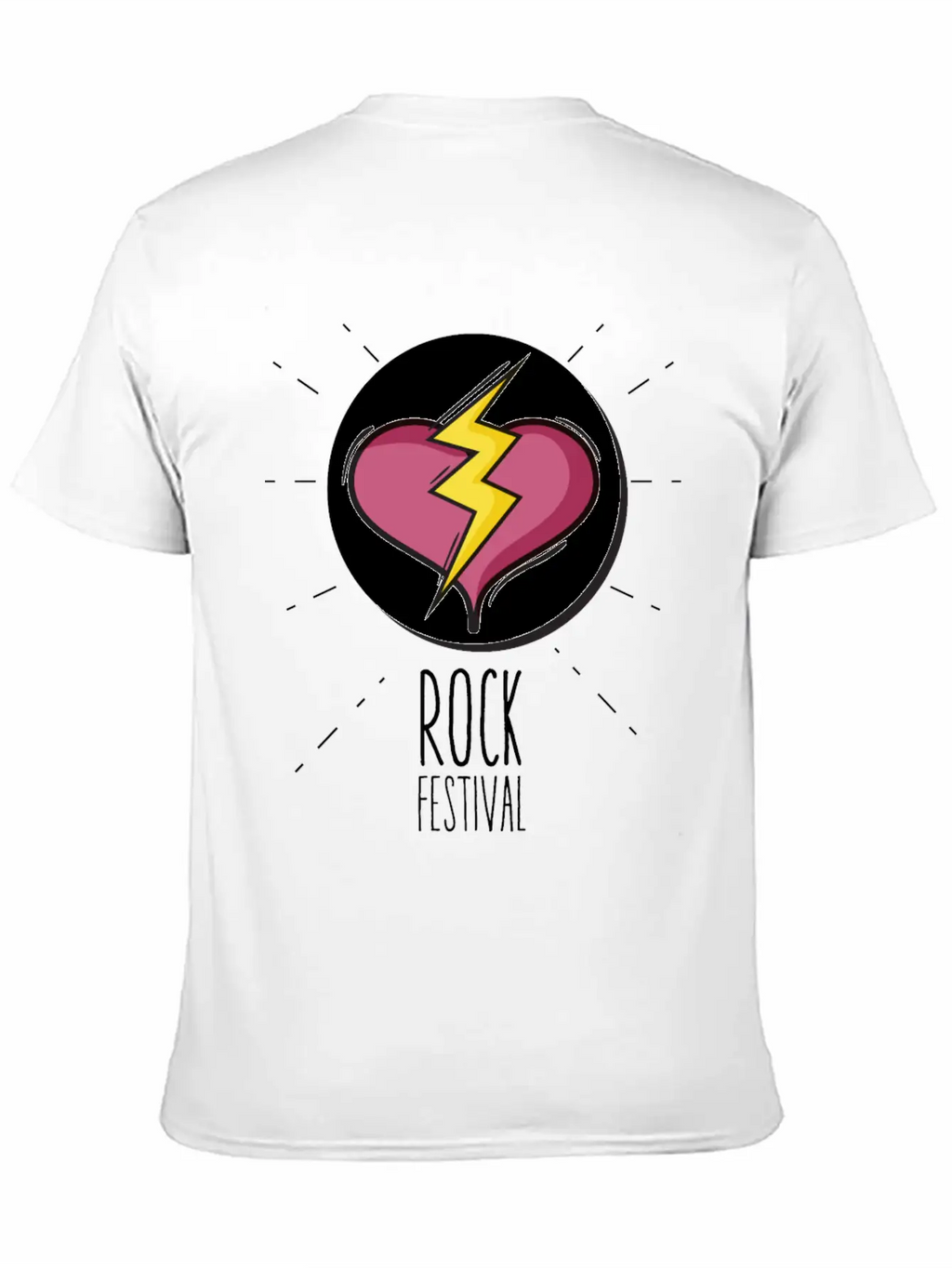 Rock Festival Basic Graphic T-Shirt – Daily Comfort In Soft Cotton