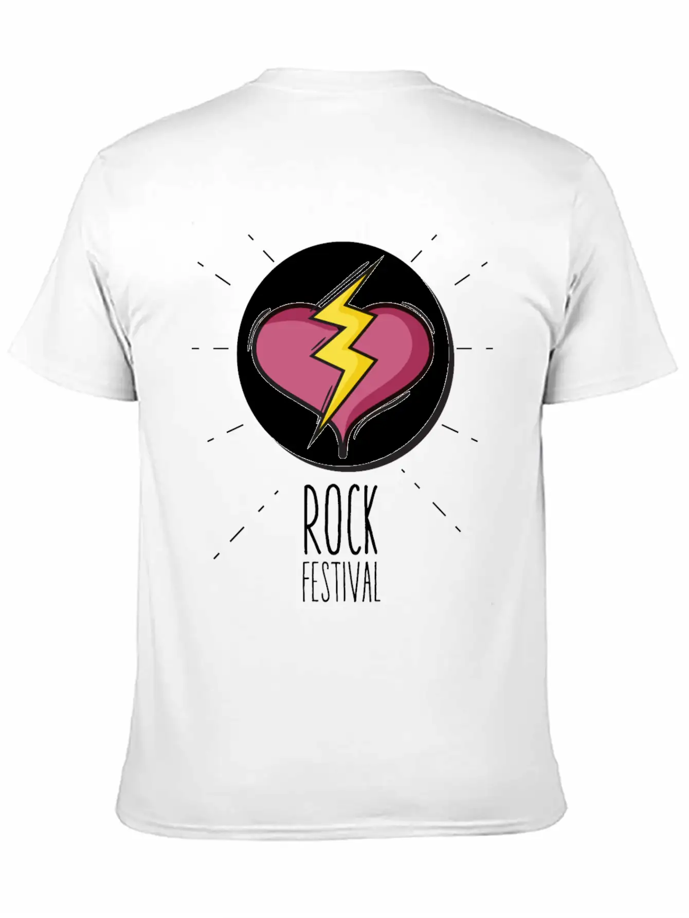 Rock Festival Basic Graphic T-Shirt – Daily Comfort In Soft Cotton