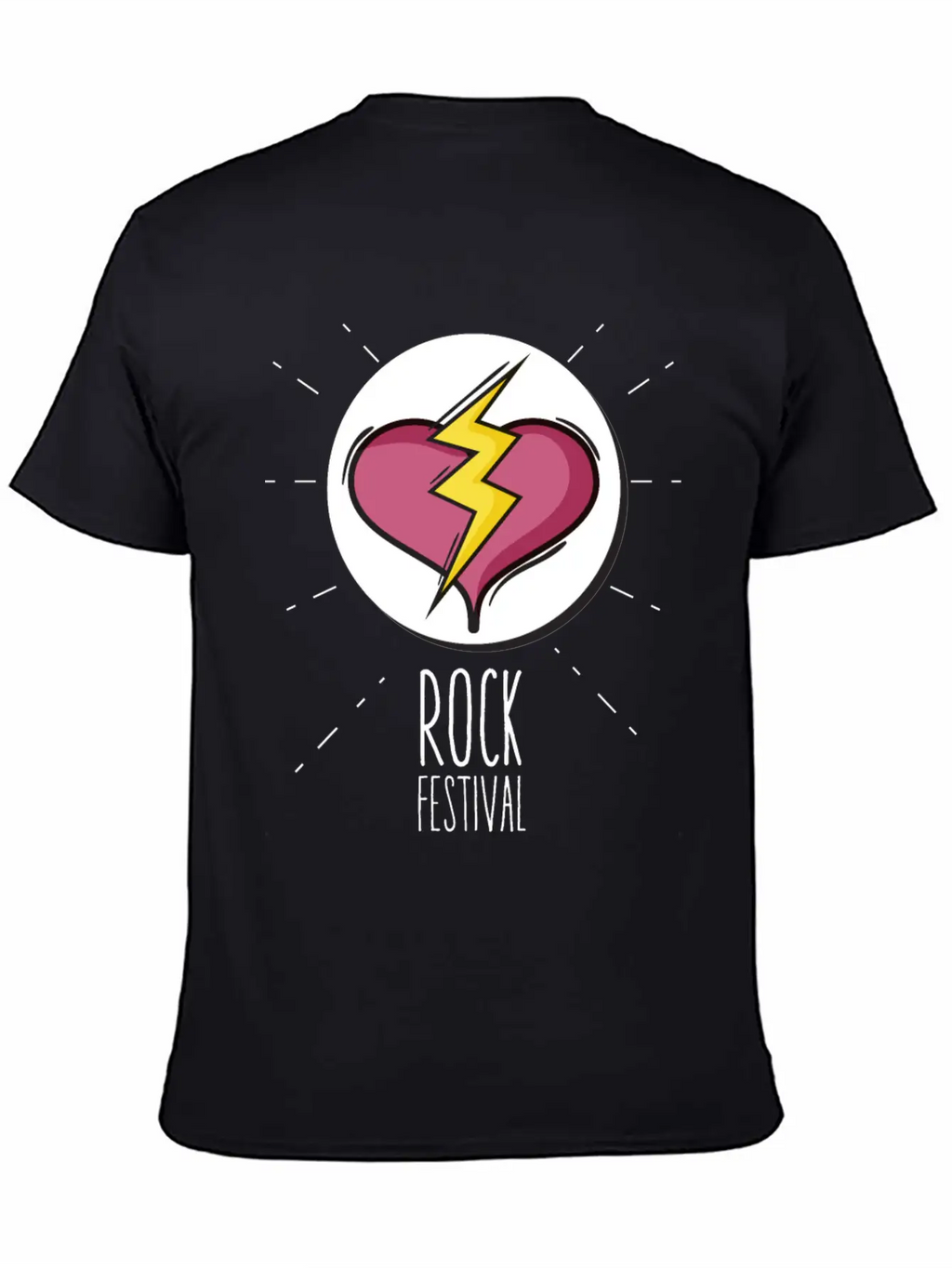 Rock Festival Basic Graphic T-Shirt – Daily Comfort In Soft Cotton
