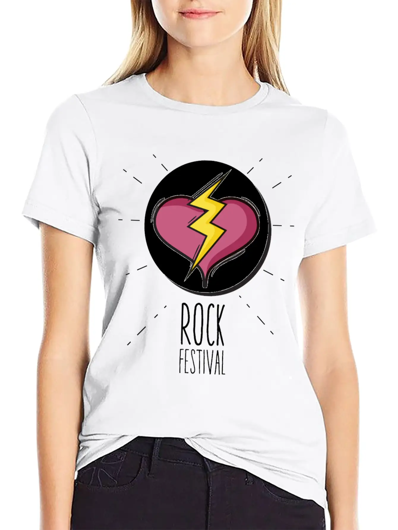 Rock Festival Basic Graphic T-Shirt – Daily Comfort In Soft Cotton