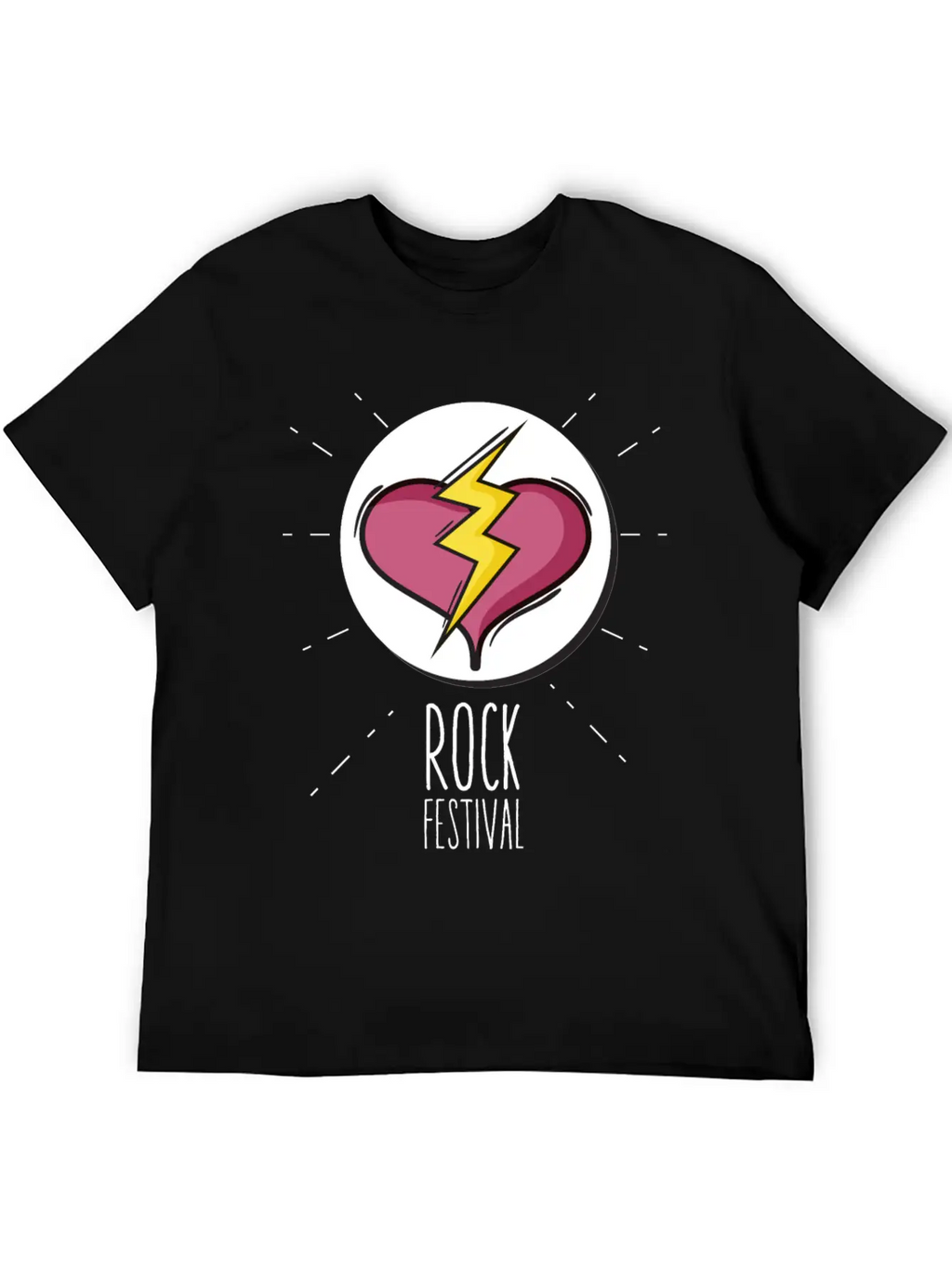 Rock Festival Basic Graphic T-Shirt – Daily Comfort In Soft Cotton