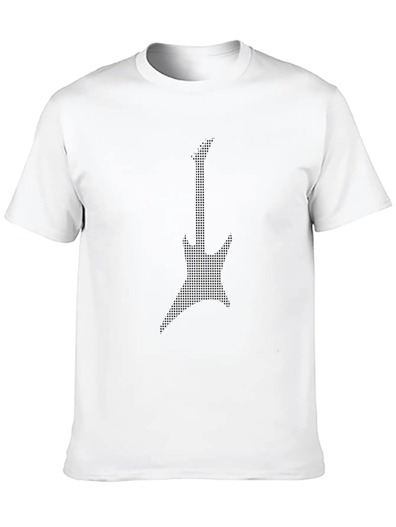 Rock Guitar Unisex Casual T-Shirt – Clean Design For Daily Comfort