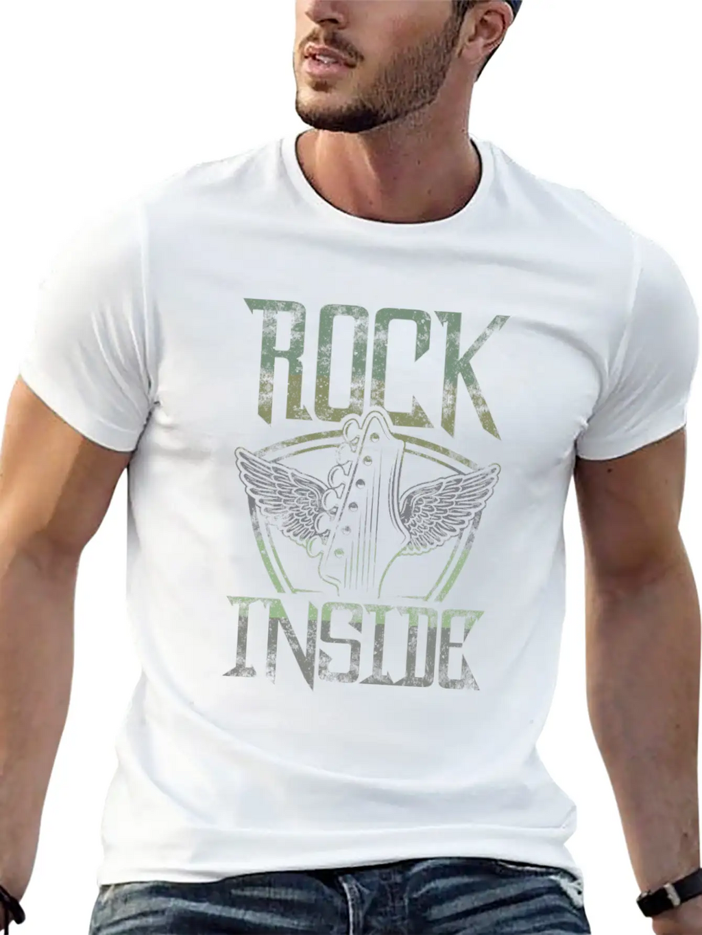 Rock Inside Lets Rock Legend Rock And Roll Music Classic Cotton Tee – Unisex Comfort For Any Season