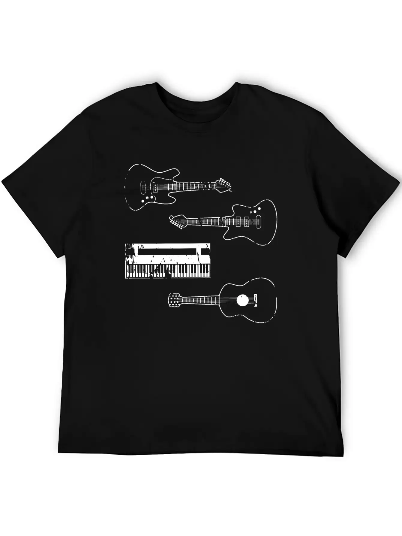 Rock Music Basic Graphic T-Shirt – Daily Comfort In Soft Cotton