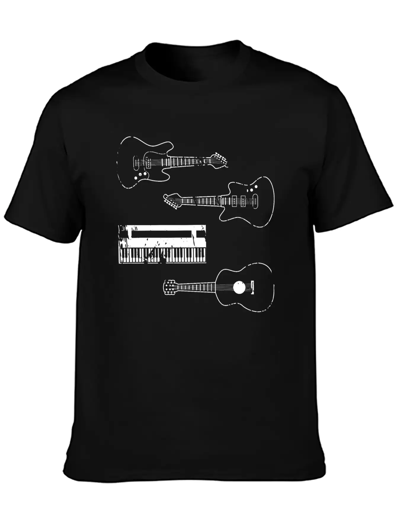 Rock Music Basic Graphic T-Shirt – Daily Comfort In Soft Cotton