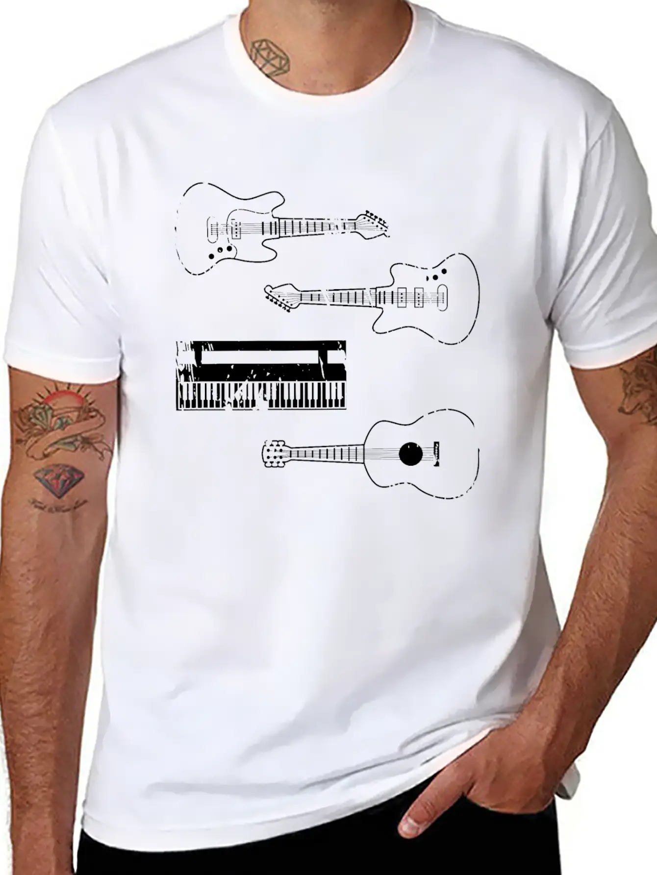 Rock Music Basic Graphic T-Shirt – Daily Comfort In Soft Cotton