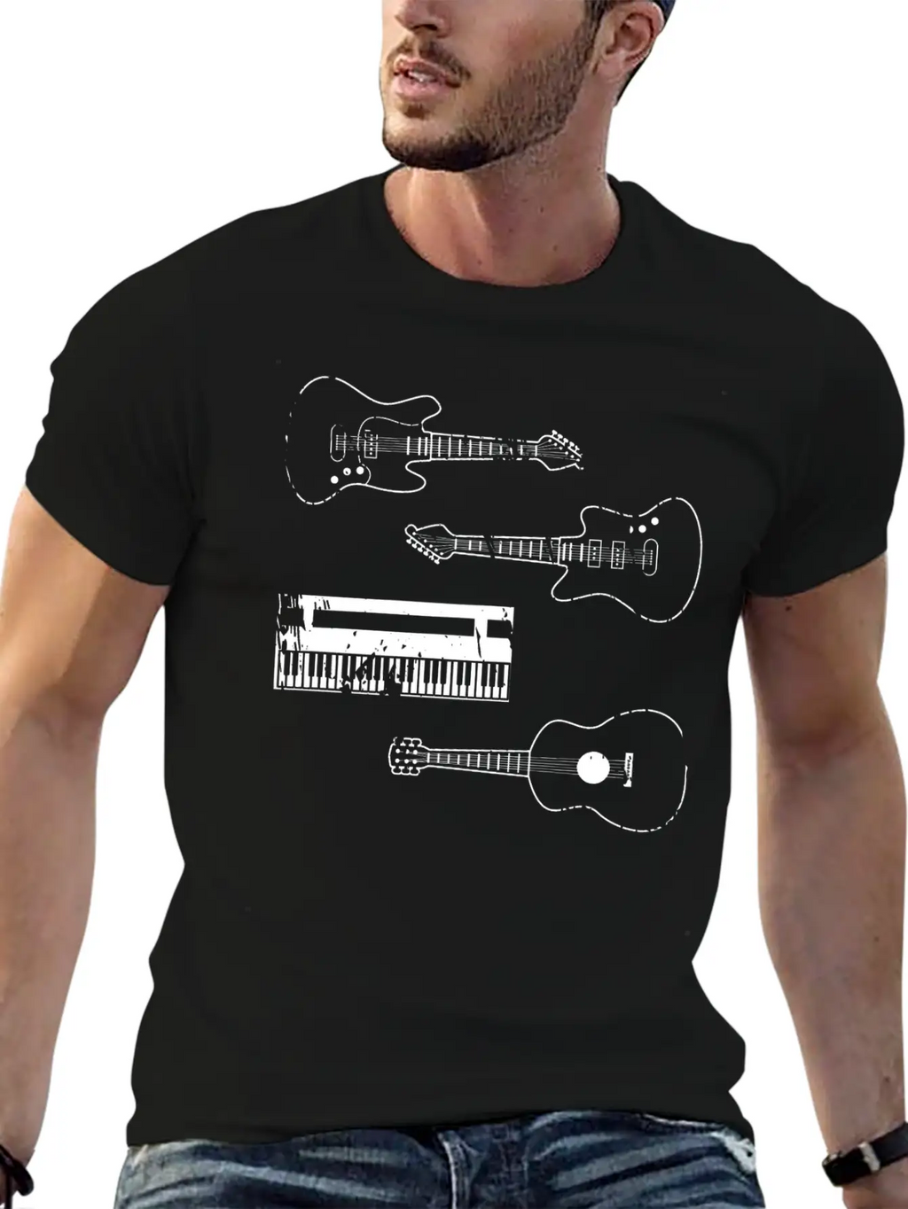 Rock Music Basic Graphic T-Shirt – Daily Comfort In Soft Cotton
