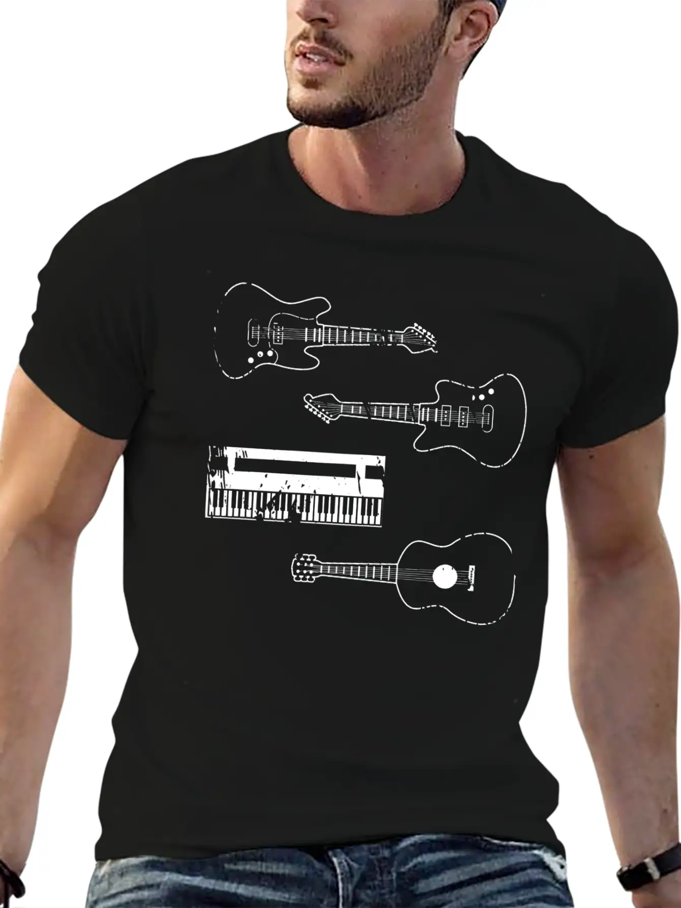 Rock Music Basic Graphic T-Shirt – Daily Comfort In Soft Cotton