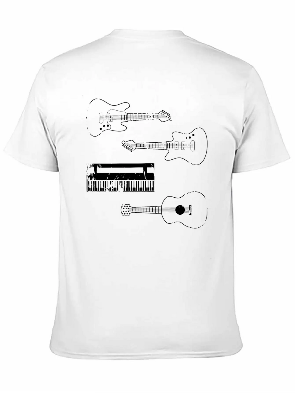 Rock Music Basic Graphic T-Shirt – Daily Comfort In Soft Cotton
