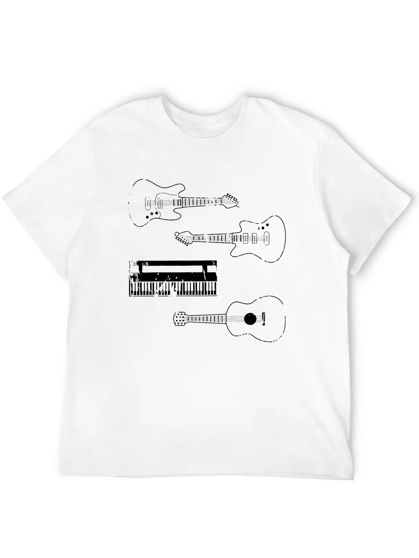 Rock Music Basic Graphic T-Shirt – Daily Comfort In Soft Cotton