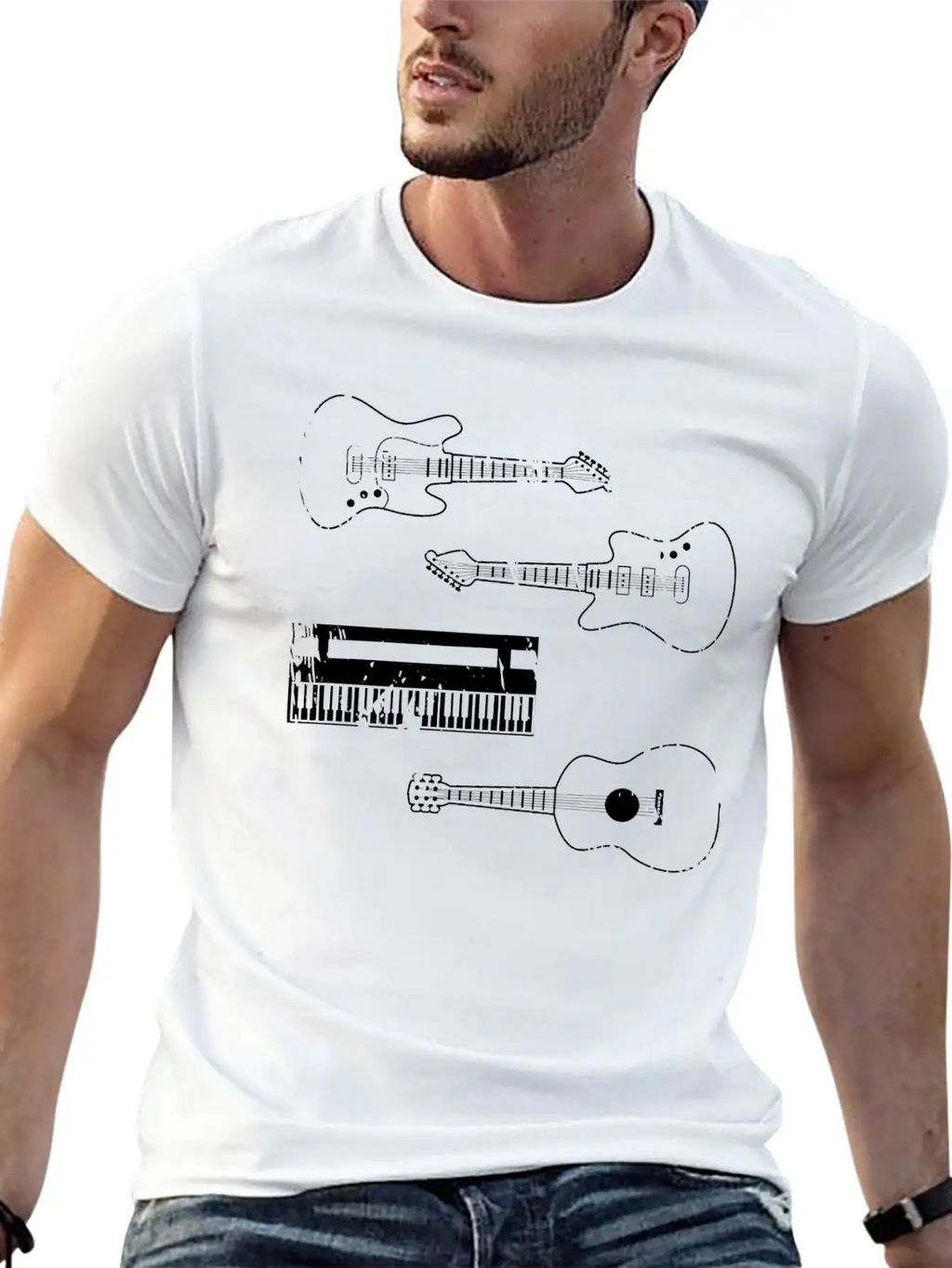 Rock Music Basic Graphic T-Shirt – Daily Comfort In Soft Cotton