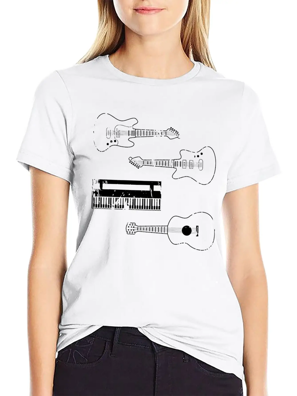 Rock Music Basic Graphic T-Shirt – Daily Comfort In Soft Cotton