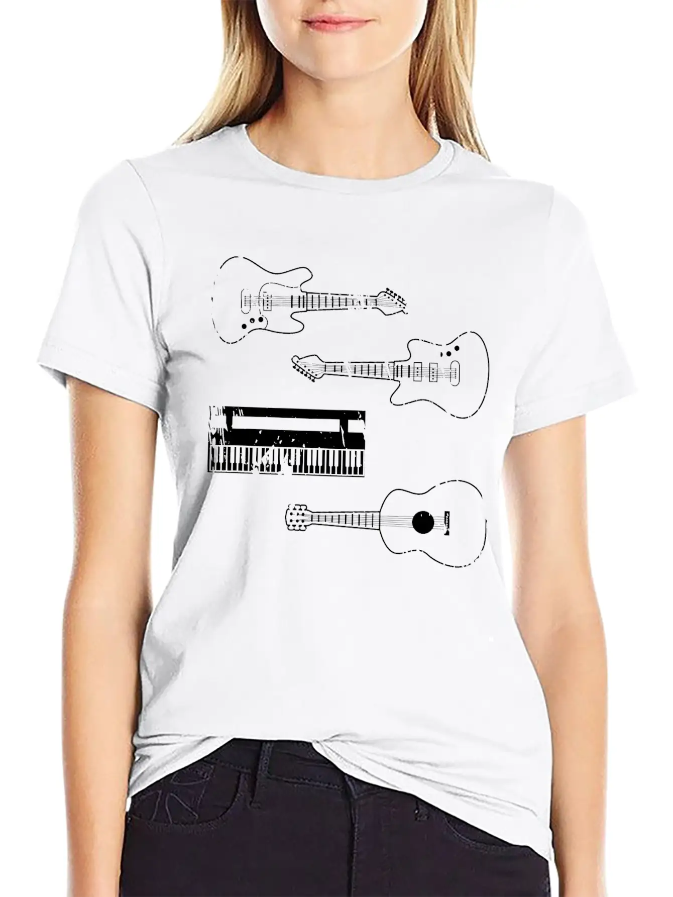 Rock Music Basic Graphic T-Shirt – Daily Comfort In Soft Cotton