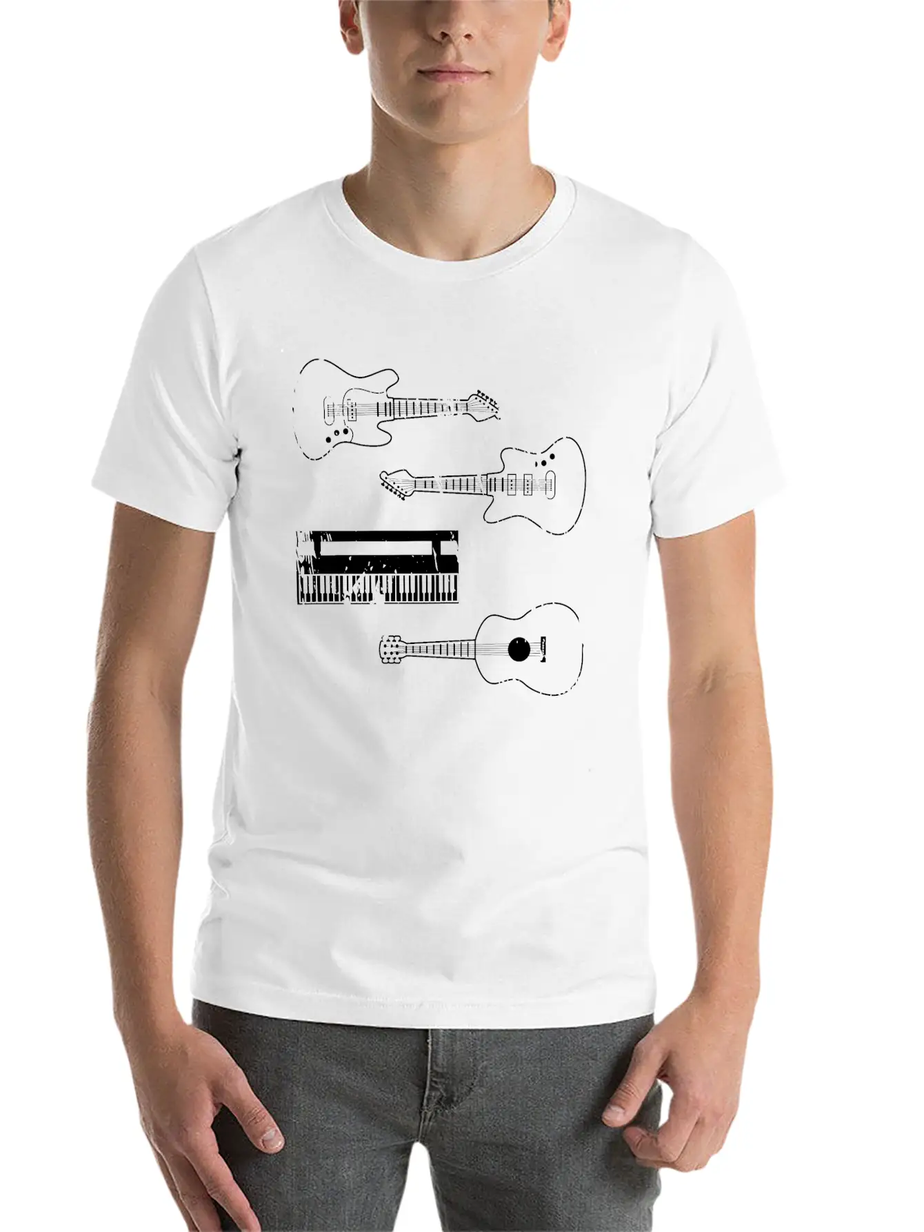 Rock Music Basic Graphic T-Shirt – Daily Comfort In Soft Cotton