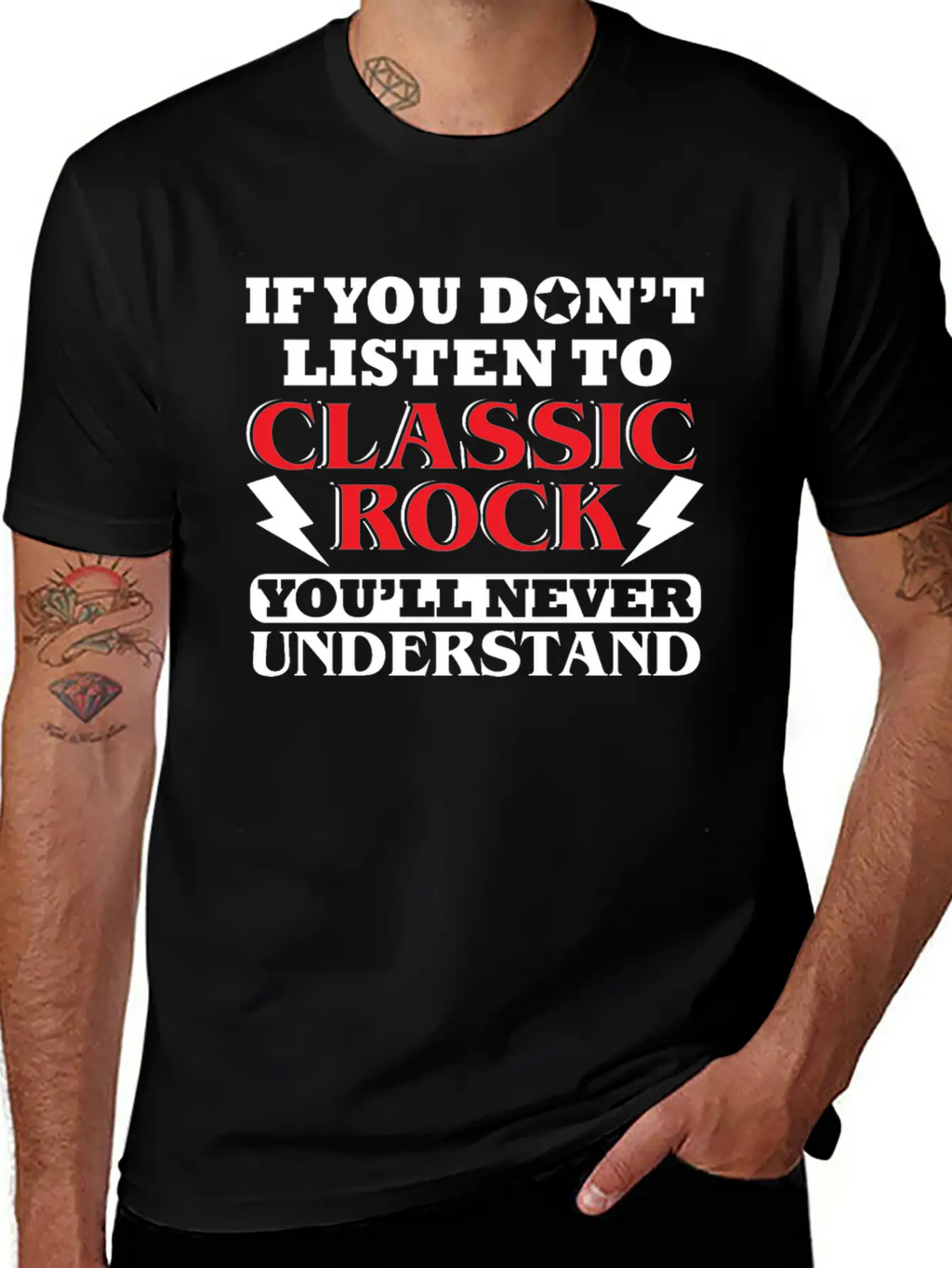 Rock Music Classic Cotton Tee – Unisex Comfort For Any Season