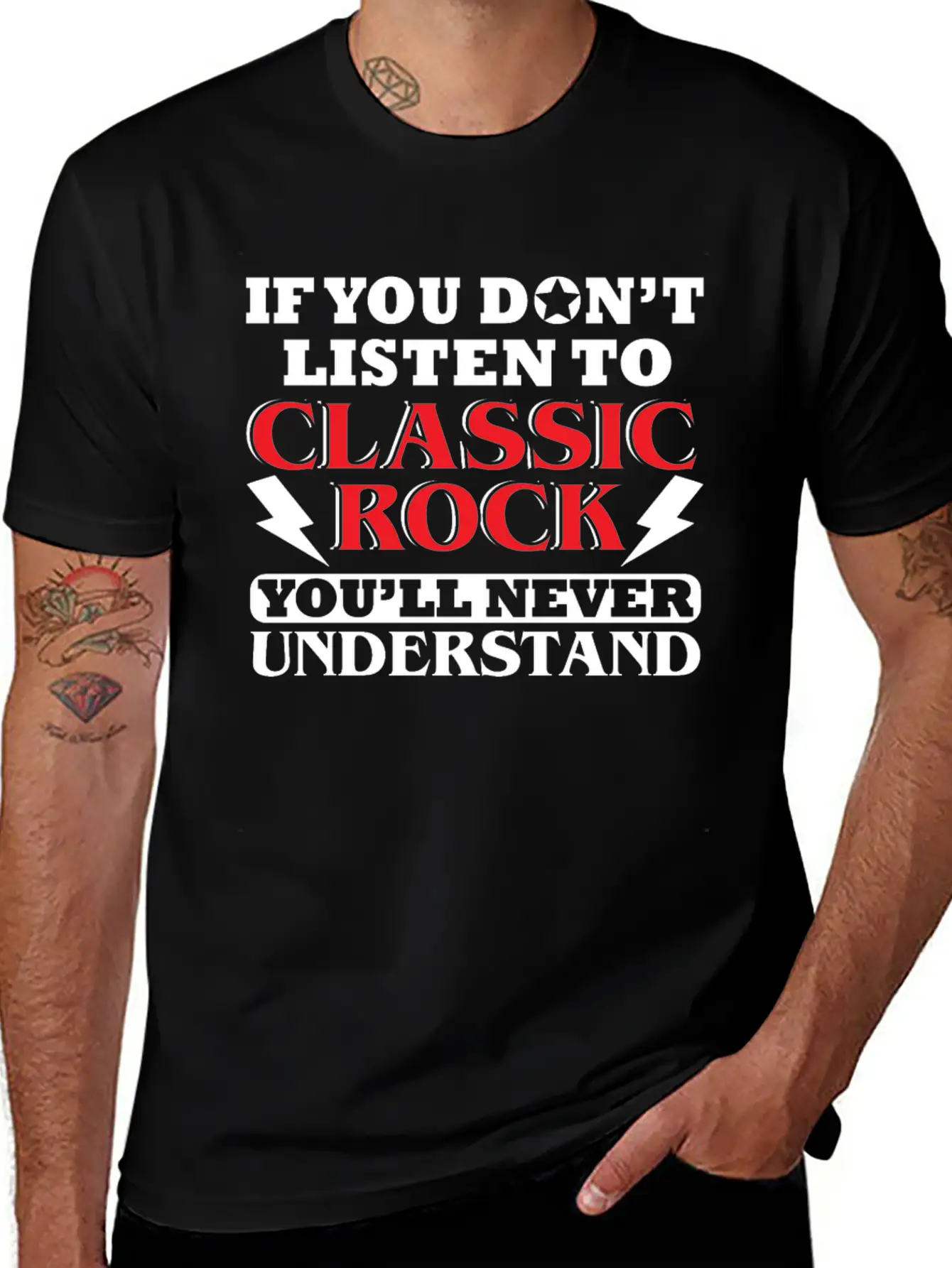Rock Music Classic Cotton Tee – Unisex Comfort For Any Season