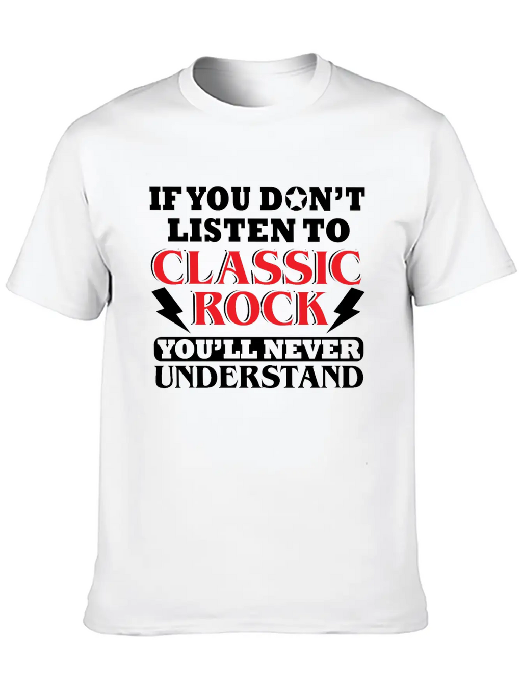 Rock Music Classic Cotton Tee – Unisex Comfort For Any Season