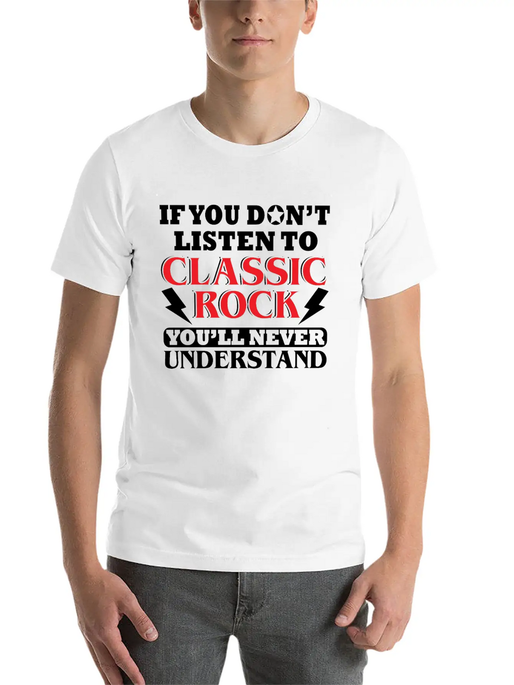 Rock Music Classic Cotton Tee – Unisex Comfort For Any Season