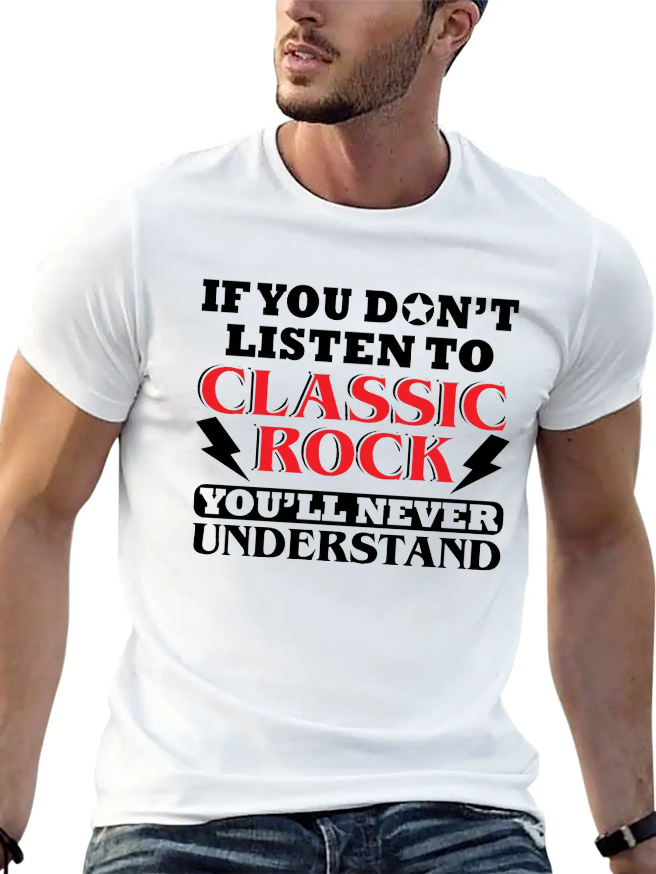 Rock Music Classic Cotton Tee – Unisex Comfort For Any Season