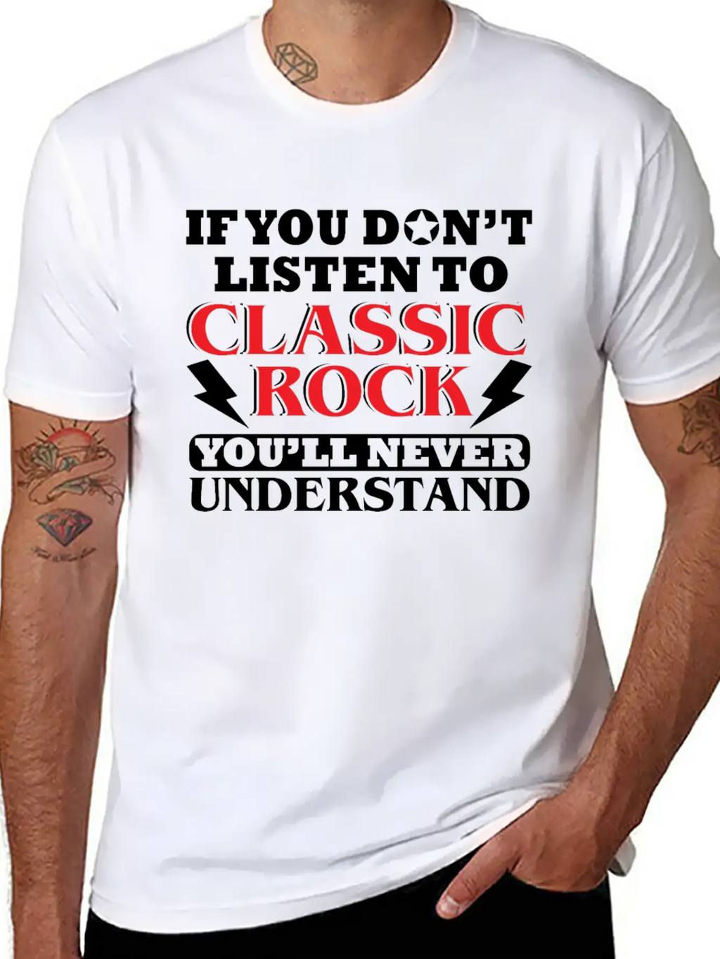 Rock Music Classic Cotton Tee – Unisex Comfort For Any Season