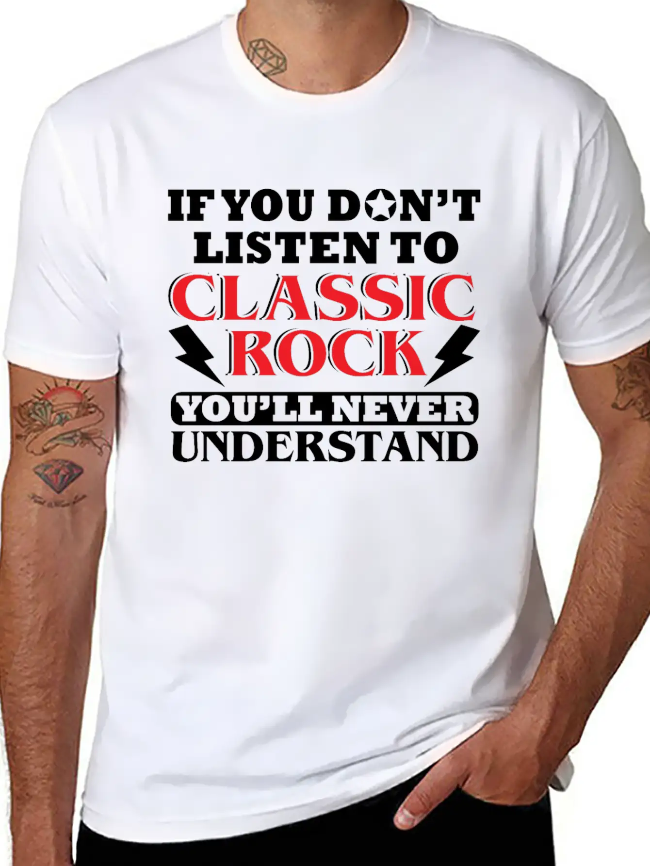 Rock Music Classic Cotton Tee – Unisex Comfort For Any Season