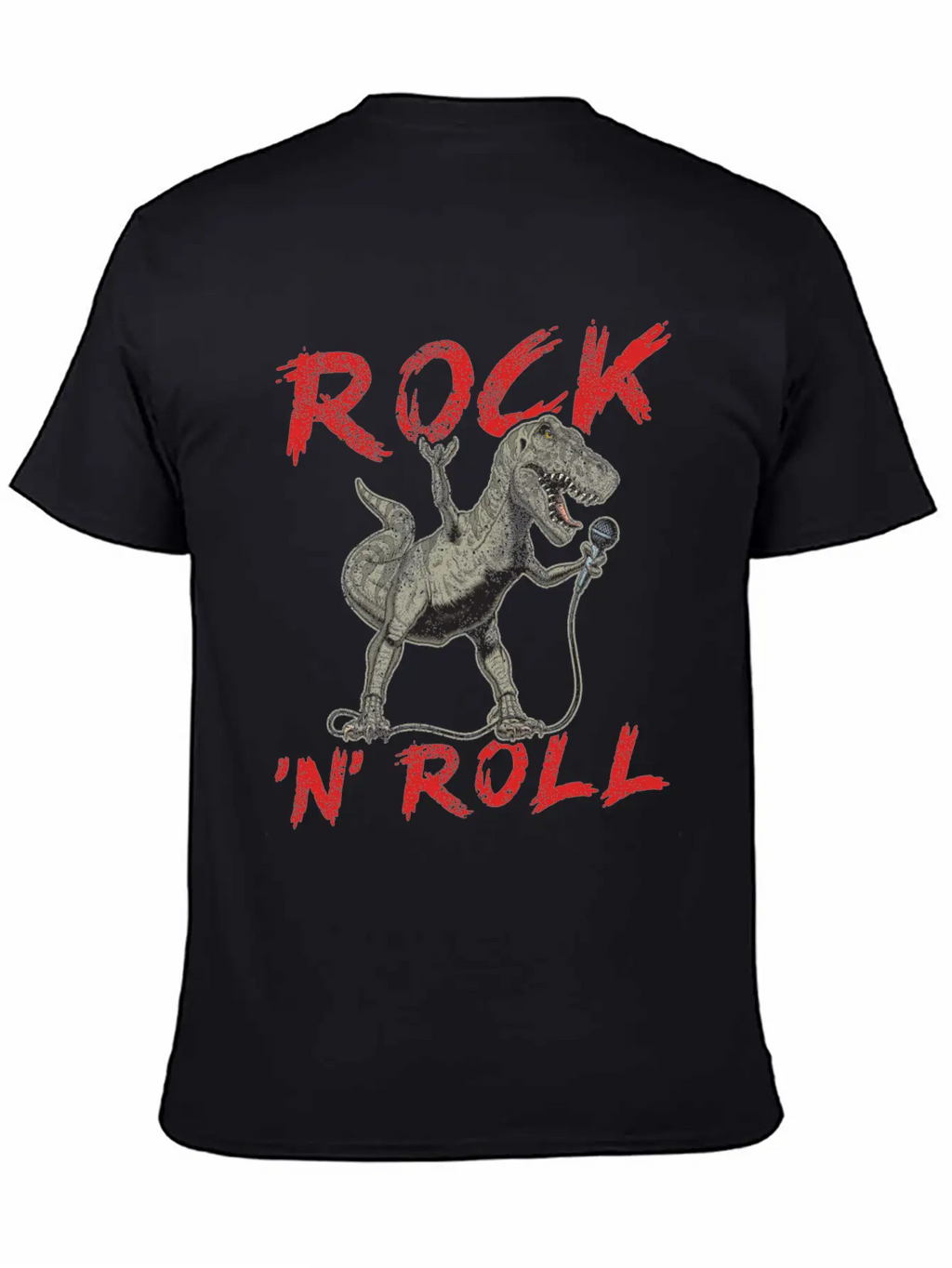 Rock 'n' Roll Dinosaur Music, Concert, Festival Essential Cotton Tee For Daily Outfits – Unisex Style