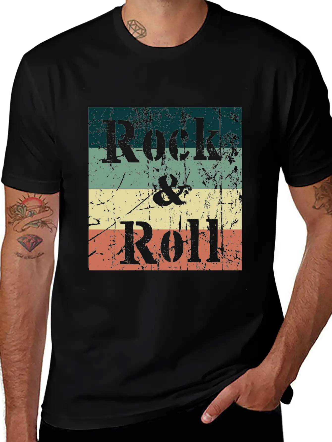 Rock N Roll Gift | Musician Festival Concert Unisex Casual T-Shirt – Clean Design For Daily Comfort