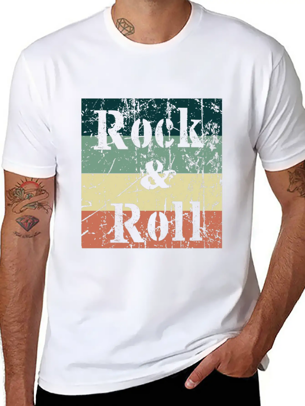 Rock N Roll Gift | Musician Festival Concert Unisex Casual T-Shirt – Clean Design For Daily Comfort