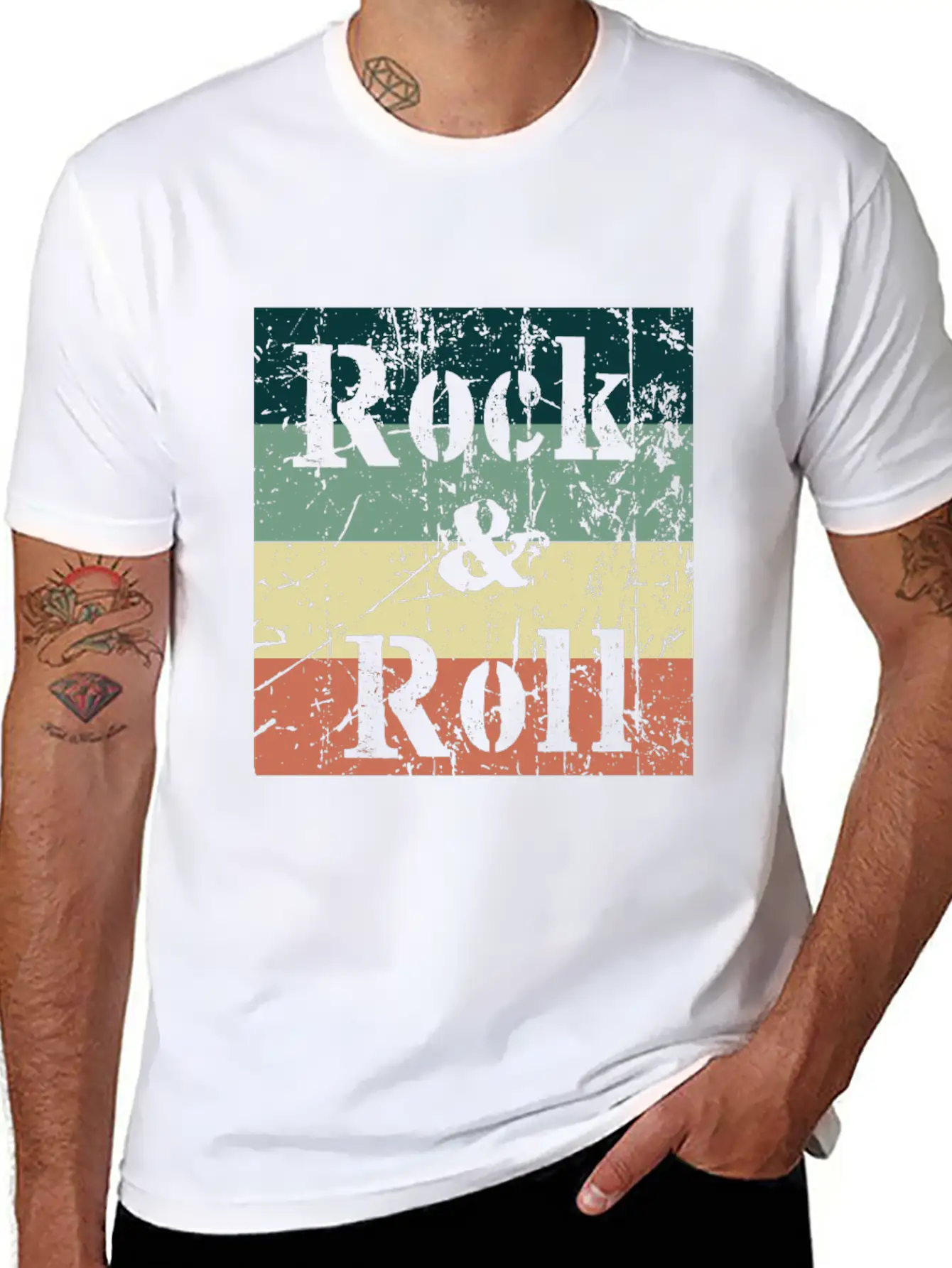 Rock N Roll Gift | Musician Festival Concert Unisex Casual T-Shirt – Clean Design For Daily Comfort
