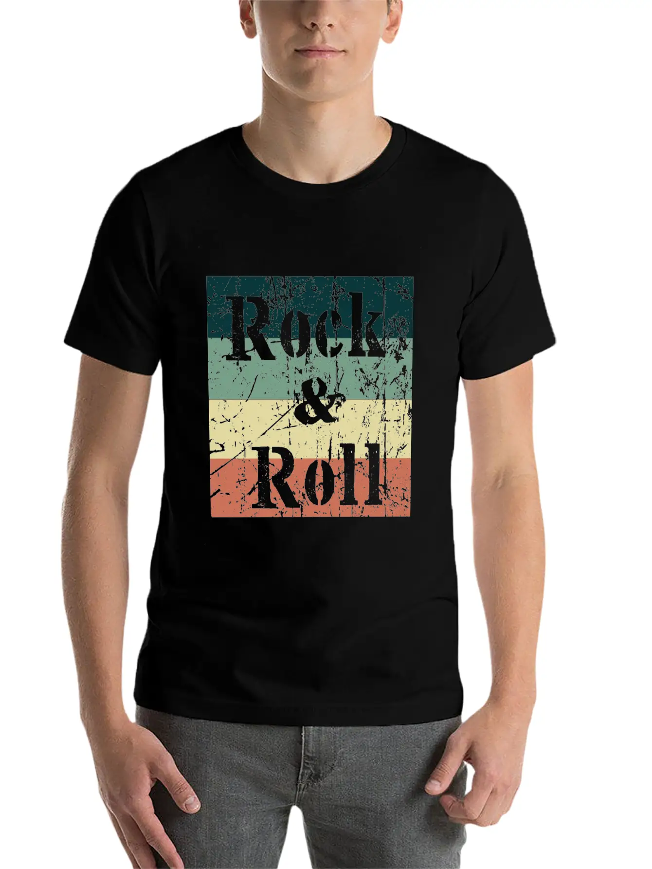 Rock N Roll Gift | Musician Festival Concert Unisex Casual T-Shirt – Clean Design For Daily Comfort