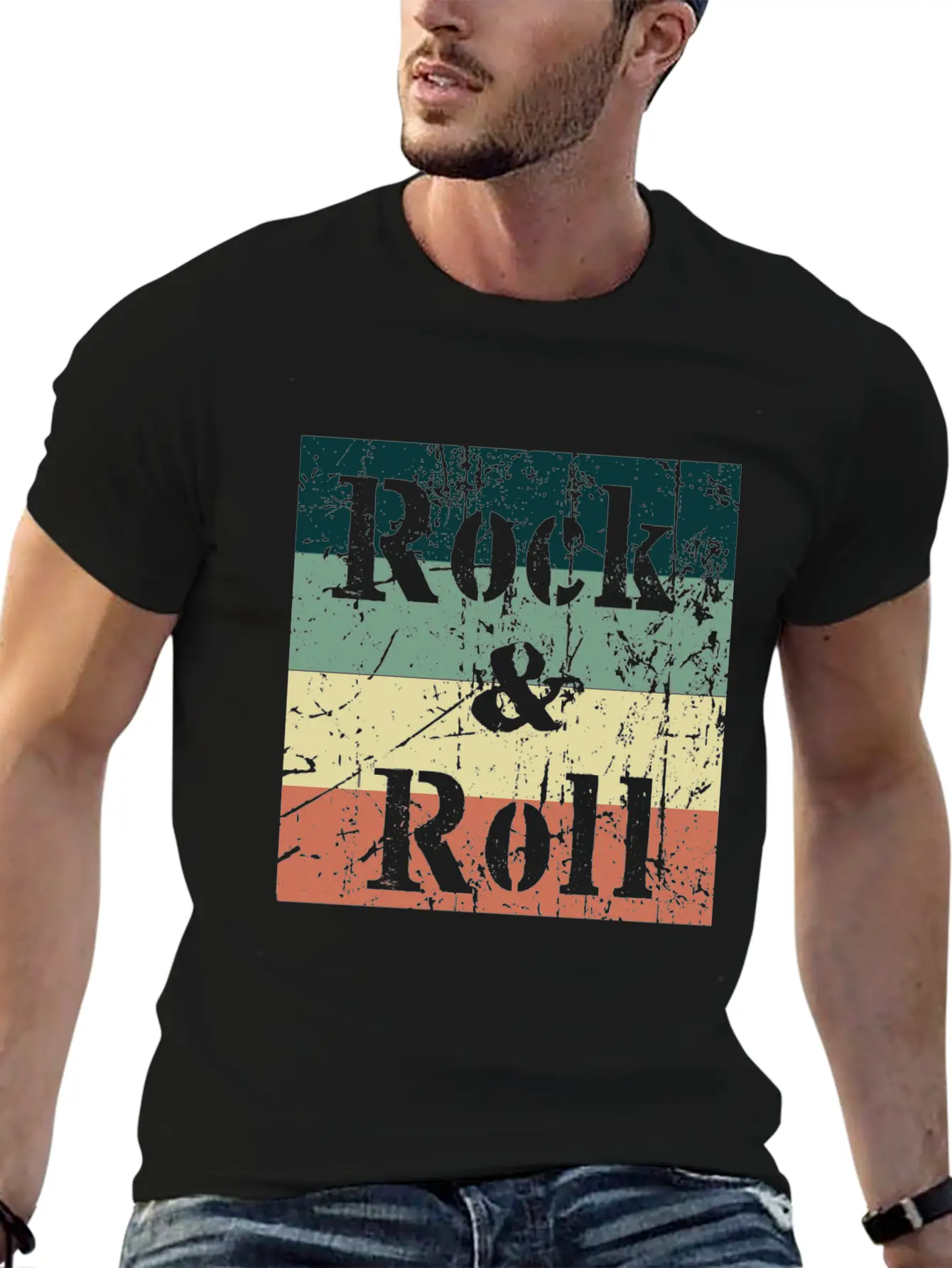 Rock N Roll Gift | Musician Festival Concert Unisex Casual T-Shirt – Clean Design For Daily Comfort