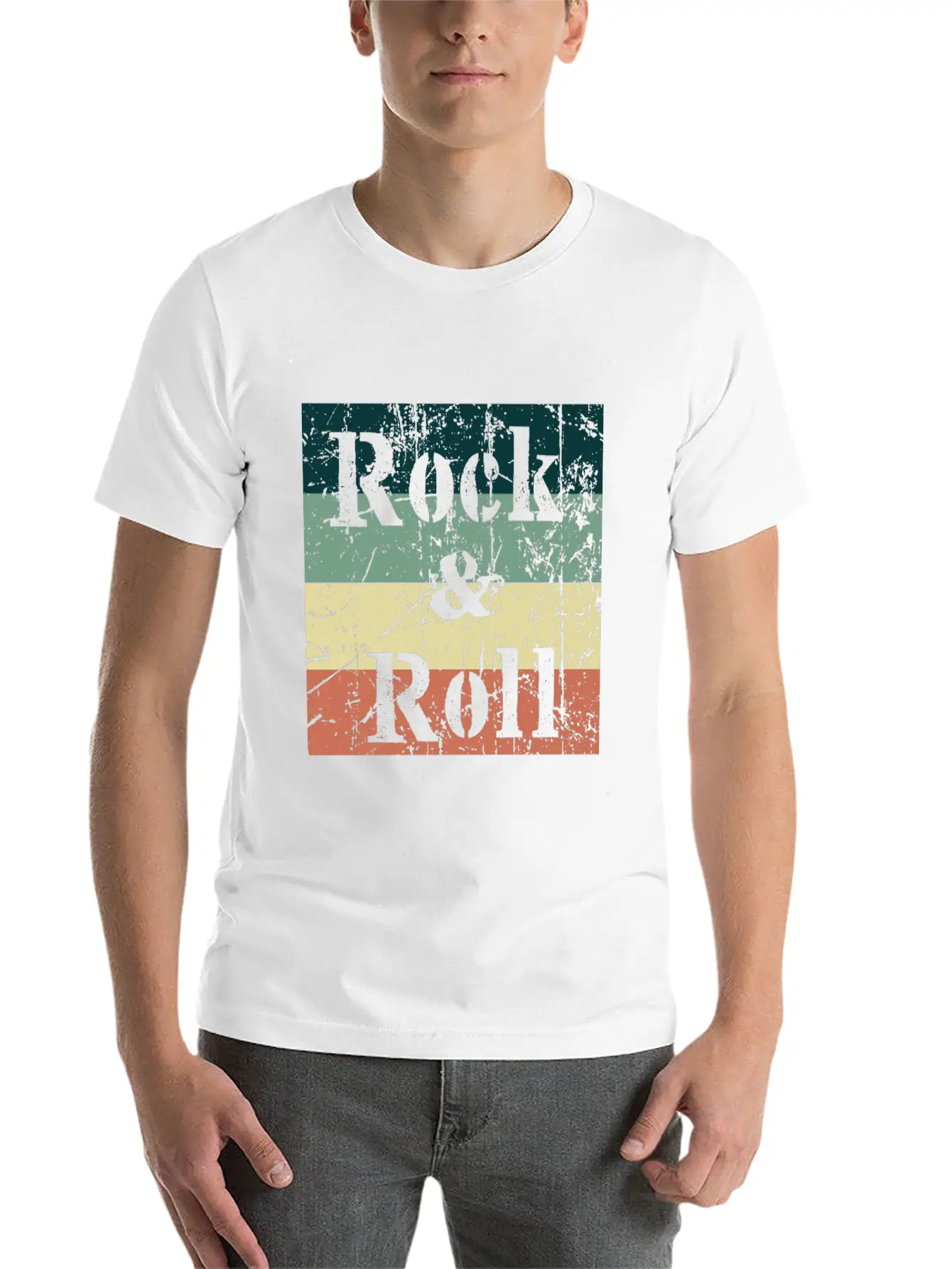 Rock N Roll Gift | Musician Festival Concert Unisex Casual T-Shirt – Clean Design For Daily Comfort