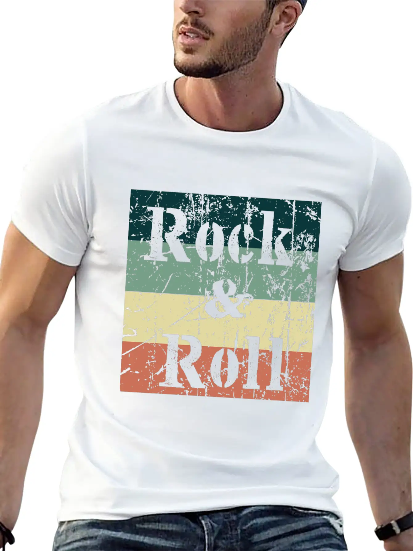Rock N Roll Gift | Musician Festival Concert Unisex Casual T-Shirt – Clean Design For Daily Comfort