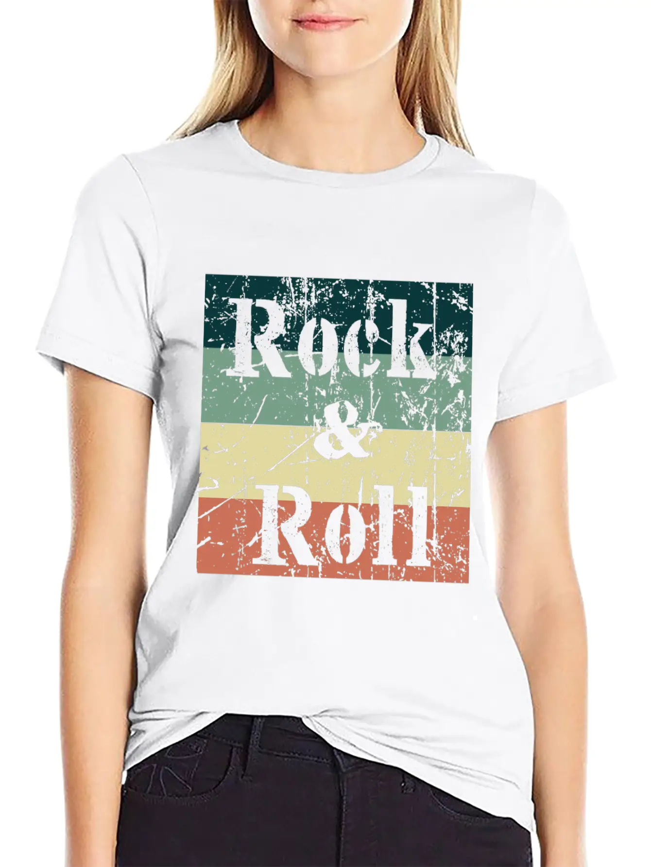 Rock N Roll Gift | Musician Festival Concert Unisex Casual T-Shirt – Clean Design For Daily Comfort