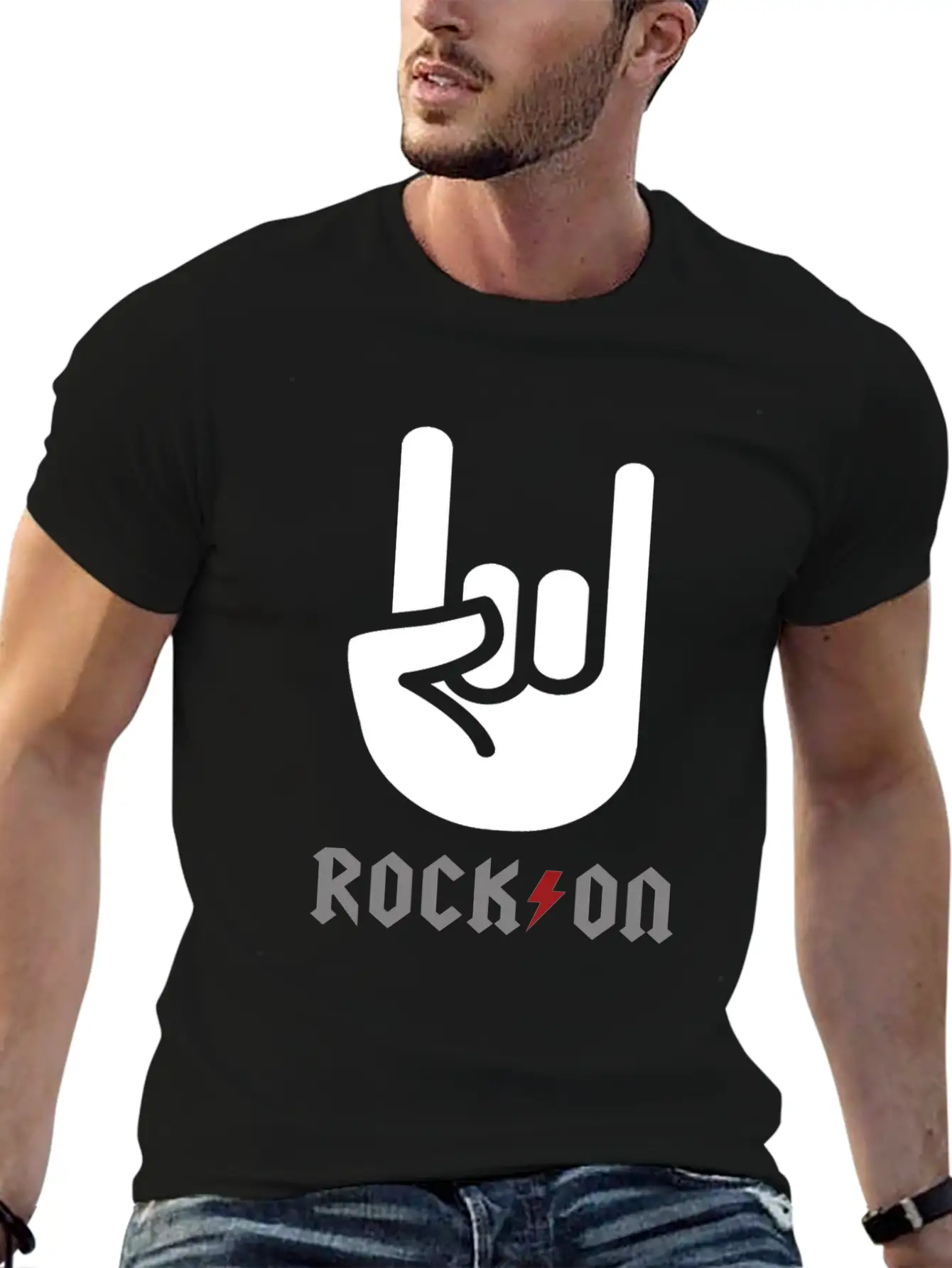 Rock Rock And Roll Rock Music Rocker Basic Graphic T-Shirt – Daily Comfort In Soft Cotton