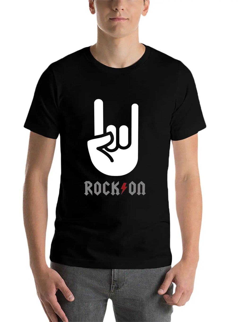 Rock Rock And Roll Rock Music Rocker Basic Graphic T-Shirt – Daily Comfort In Soft Cotton