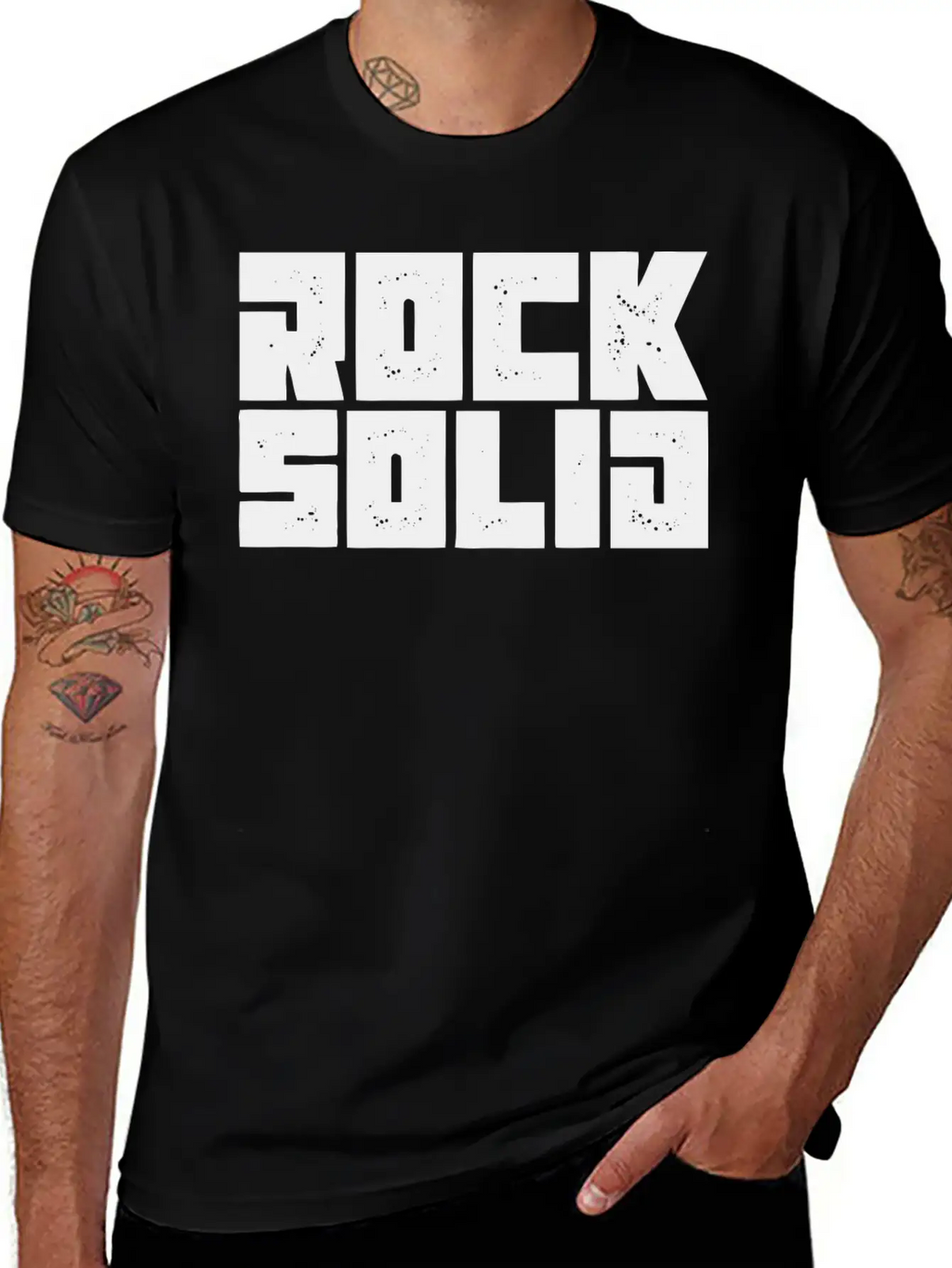 Rock Solid Stylish Everyday T-Shirt – Unisex Basic Cotton Tee