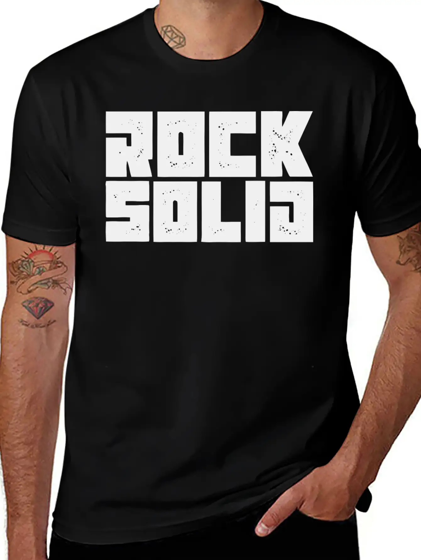 Rock Solid Stylish Everyday T-Shirt – Unisex Basic Cotton Tee