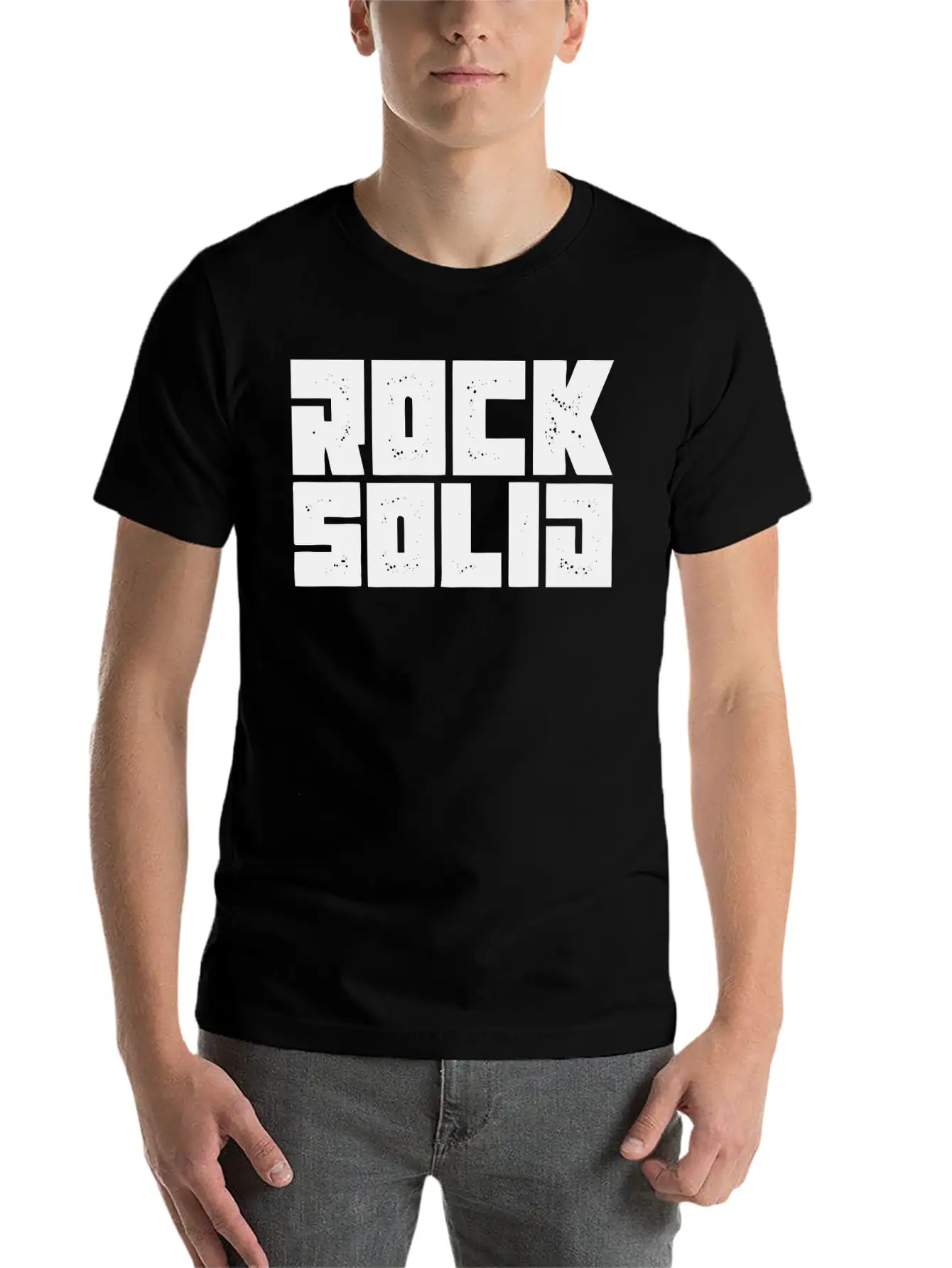 Rock Solid Stylish Everyday T-Shirt – Unisex Basic Cotton Tee