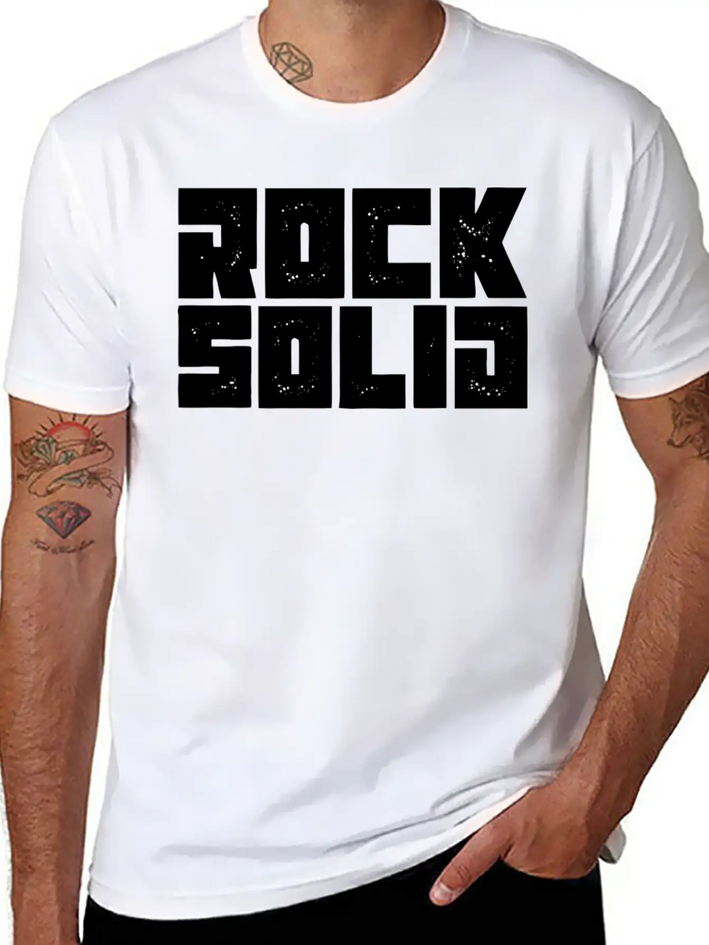 Rock Solid Stylish Everyday T-Shirt – Unisex Basic Cotton Tee