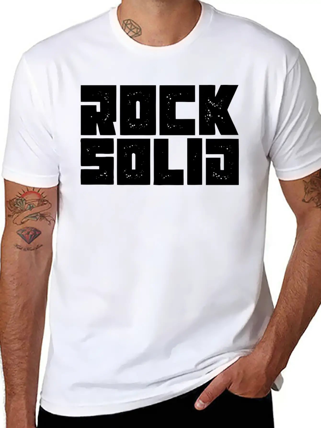 Rock Solid Stylish Everyday T-Shirt – Unisex Basic Cotton Tee