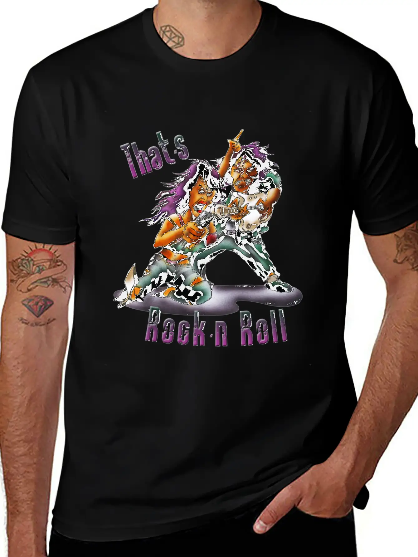 Rock'n'roll Stylish Everyday T-Shirt – Unisex Basic Cotton Tee