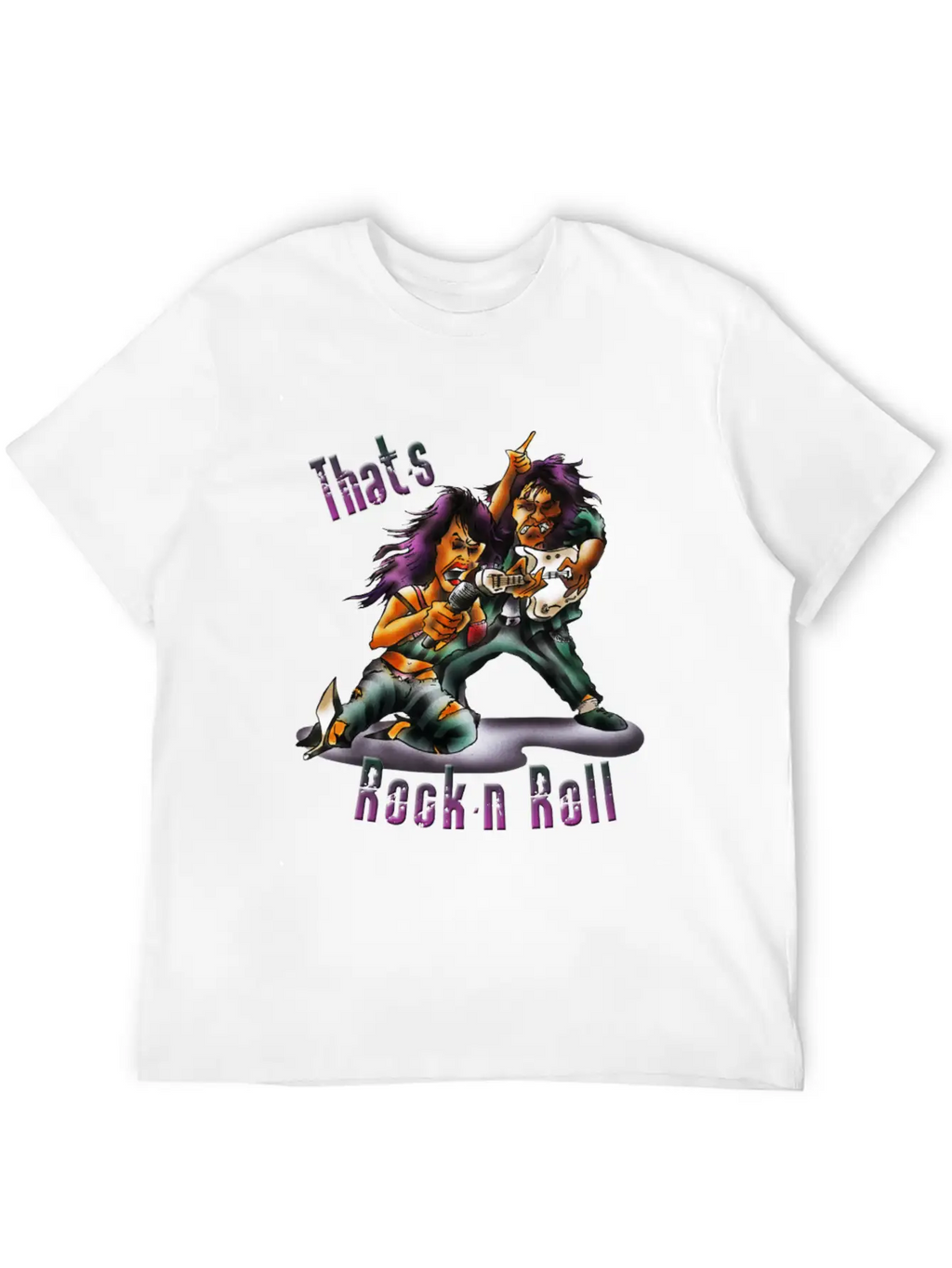 Rock'n'roll Stylish Everyday T-Shirt – Unisex Basic Cotton Tee
