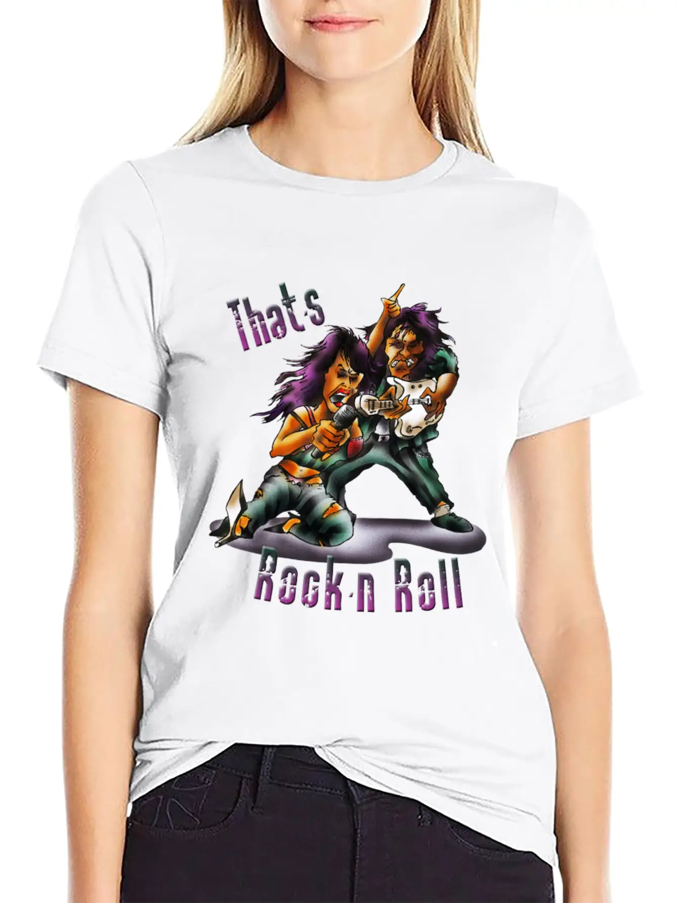 Rock'n'roll Stylish Everyday T-Shirt – Unisex Basic Cotton Tee