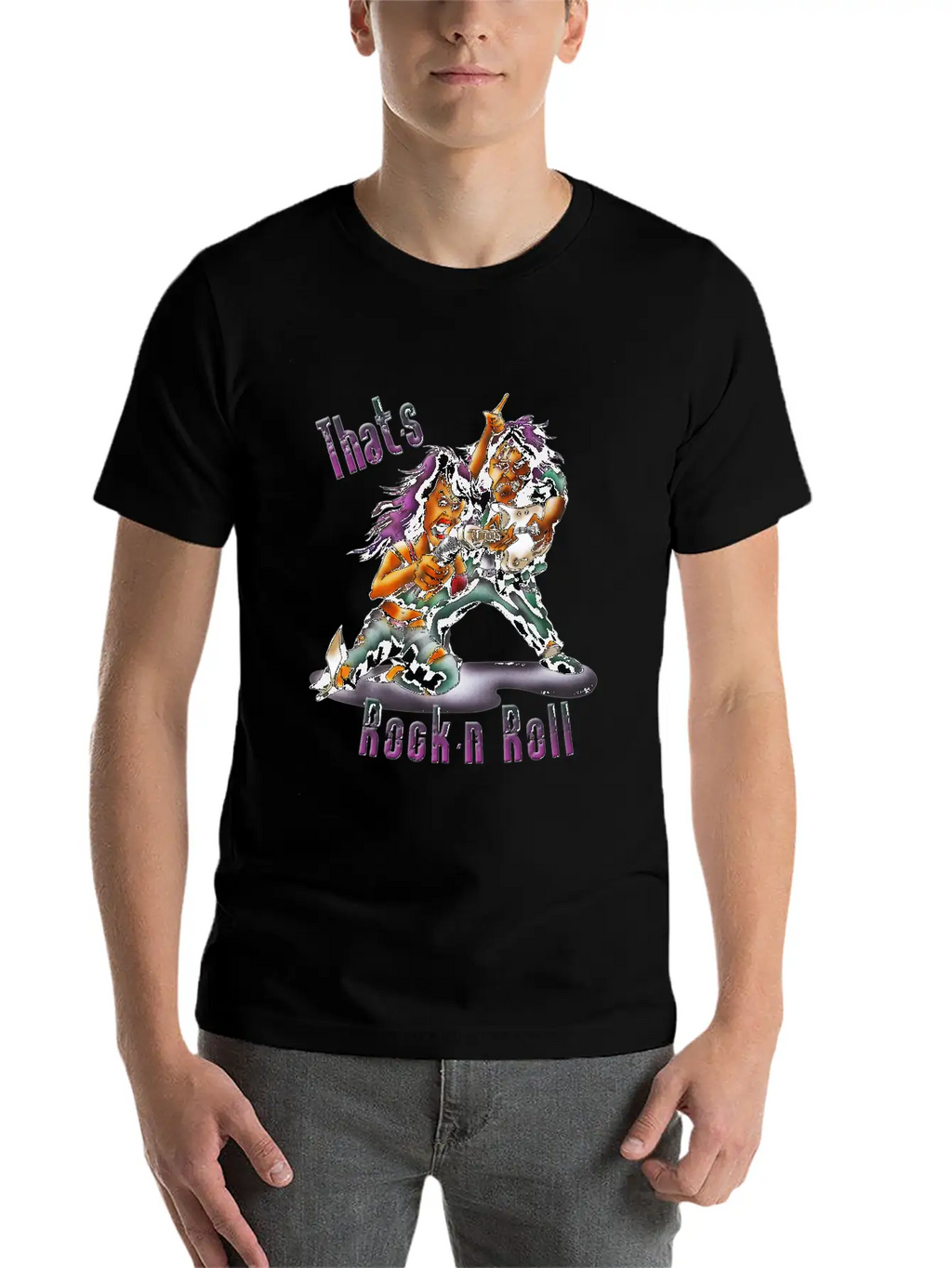 Rock'n'roll Stylish Everyday T-Shirt – Unisex Basic Cotton Tee