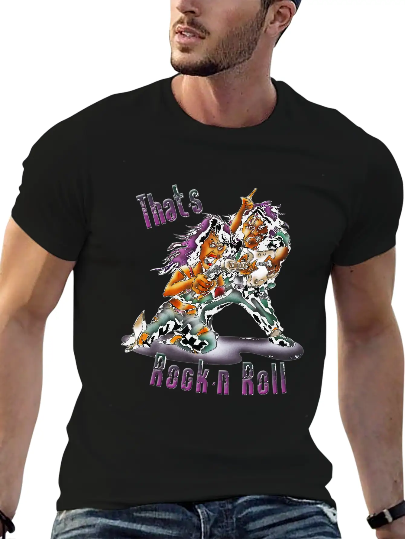 Rock'n'roll Timeless Short Sleeve Tee – Comfy And Minimalist Design