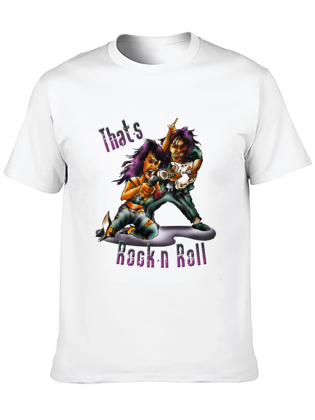 Rock'n'roll Timeless Short Sleeve Tee – Comfy And Minimalist Design