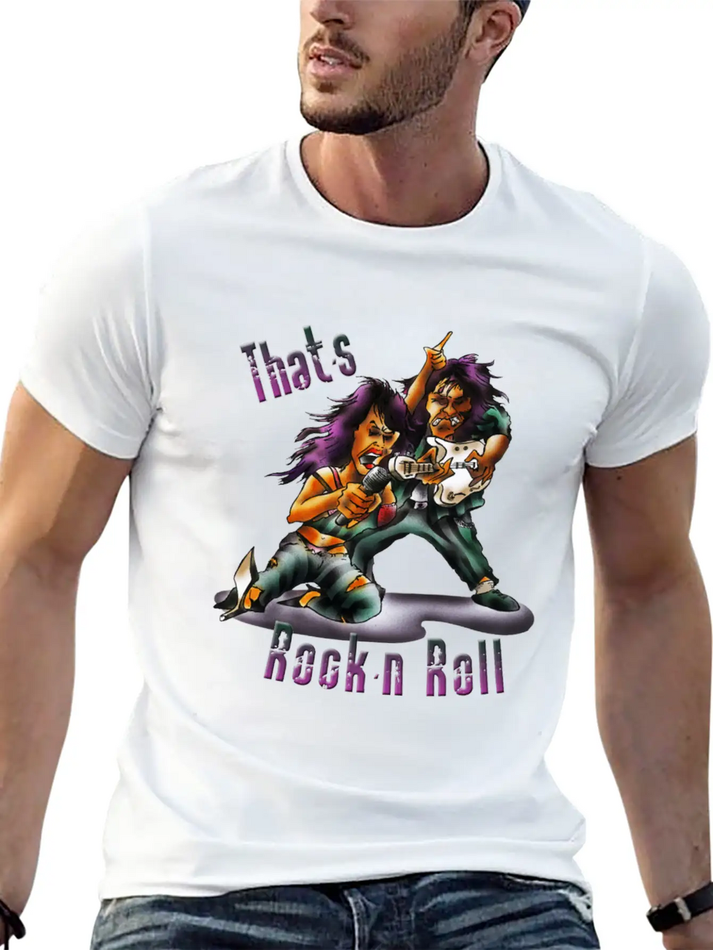 Rock'n'roll Timeless Short Sleeve Tee – Comfy And Minimalist Design