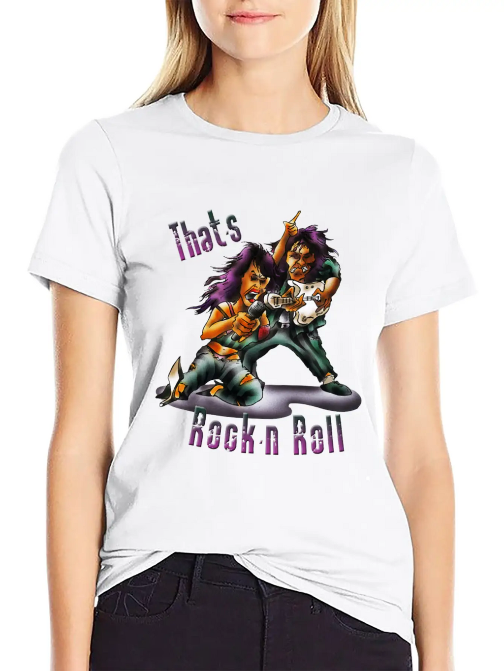 Rock'n'roll Timeless Short Sleeve Tee – Comfy And Minimalist Design